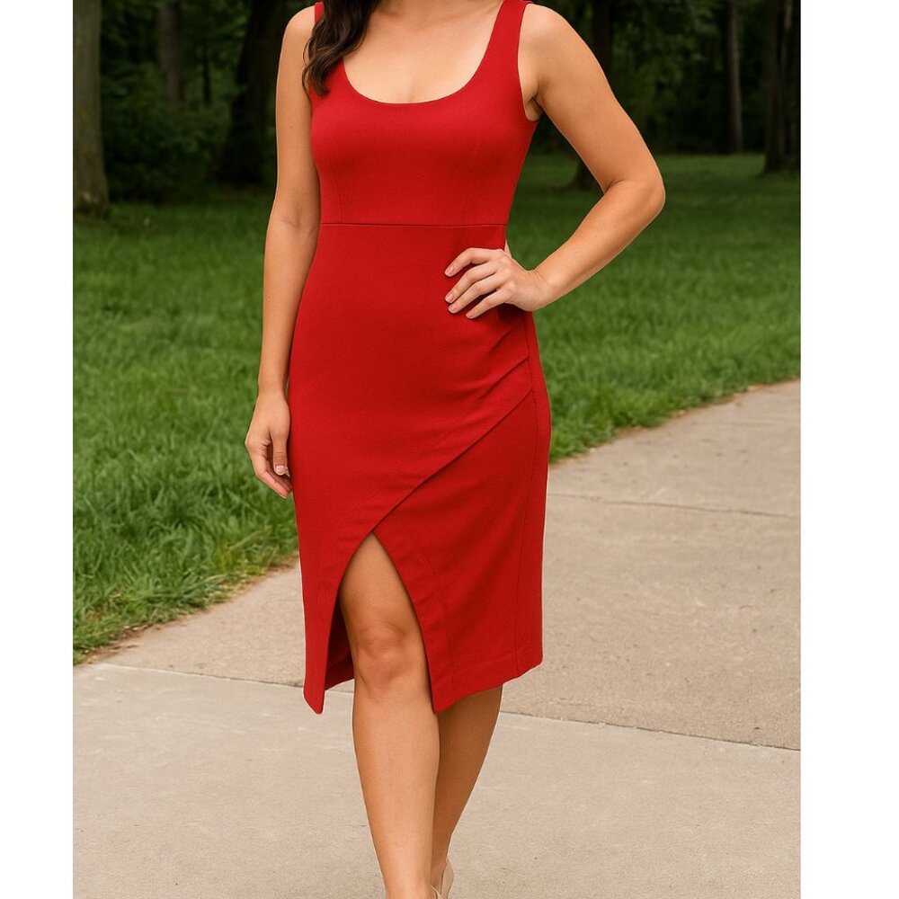 Maeve Red Sleeveless Maxi Dress Size 6P